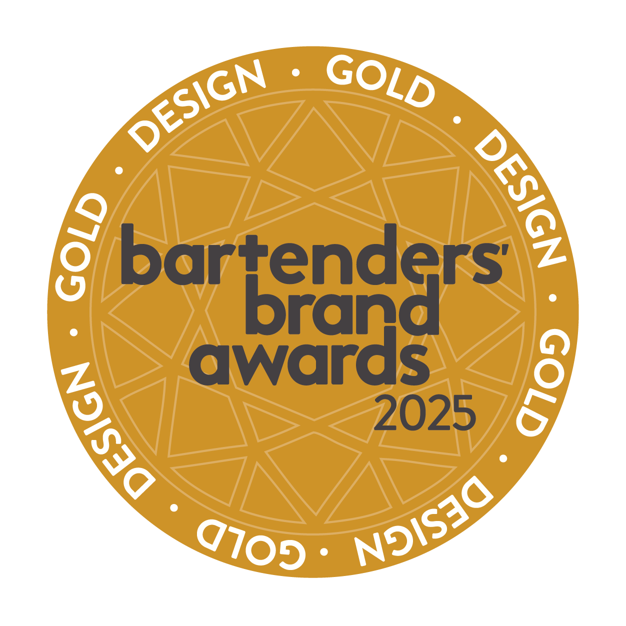 Bartenders Brand Awards 2025 for Design Gold medal